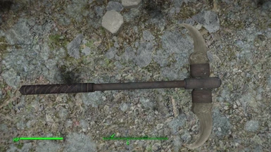 Grognaks deathclaw axe replacer and modders resource.