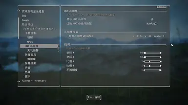 HUD Settings