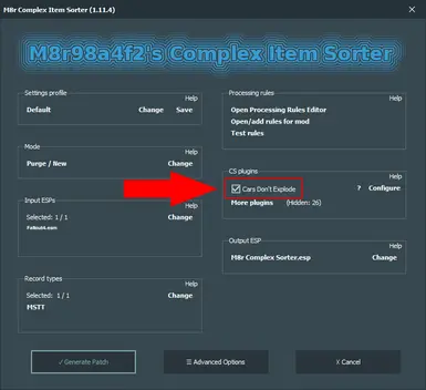 Cars Don't Explode patcher plugin