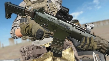 [Outfit Studio Hates me & Shading issue happens -_-] EoTech EXPS 3 /w Offset Optic (from OAOC)
