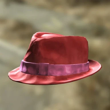 Pastel Red Trilby