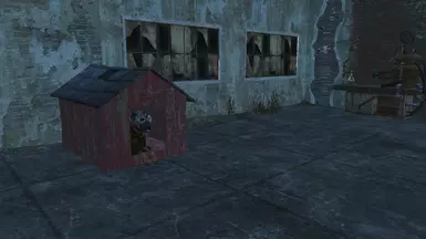 Doghouse included but no doggo, you can ALWAYS buy 'em at Erikson's place, no beta wave emitter required