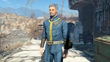James with vault suit. compare with last images