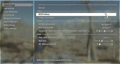 v1 settings menu
