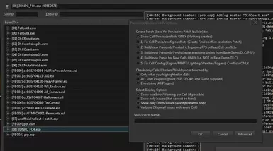 Main Task based options of FO4Check_Previsbines script