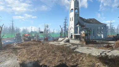 XV-Versus and Yagisan's Ruined Church Settlement at Fallout 4 Nexus ...