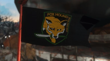 Metal Gear Solid Flag replacers - MGS Diamond Dogs Foxhound