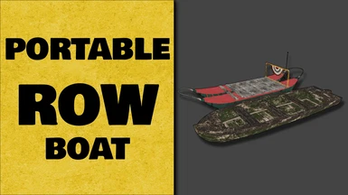 Portable Rowboat - Travel between points of your choice