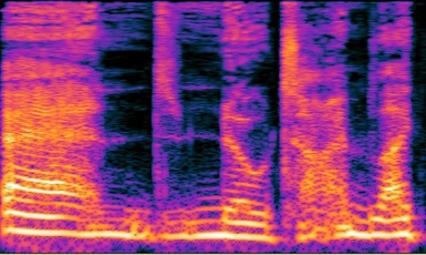 Spectrogram of voice from Fallout 4 on PS4