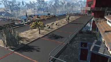 Elevated farming area