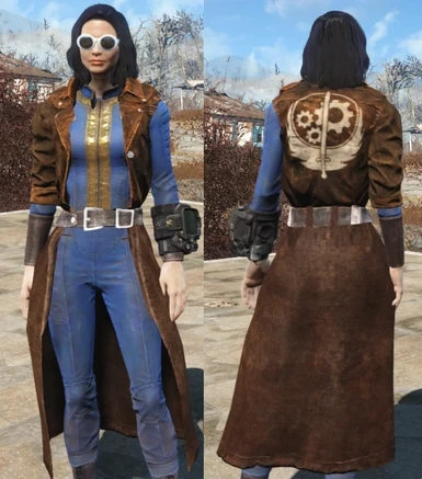 Female Vault Suit with Right Sleeve Brotherhood of Steel