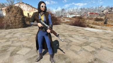 Female Vault Suit with Right Sleeve