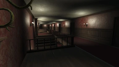Manor Interior - Guest Quarters Hall