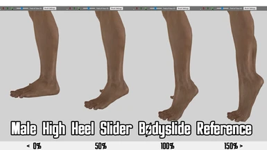 Male High Heel Slider - Bodyslide Reference at Fallout 4 Nexus