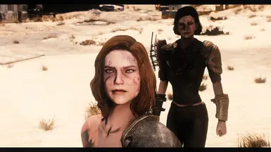 Fo4] Meet Catherine, my badass raider roleplay. No impractical skimpy  outfits here. just badass. Mods used for appearance, Ellie's Outfits, Lots  of Female Hairstyles, and Viper's Warpaint. For the roleplay itself, I'm