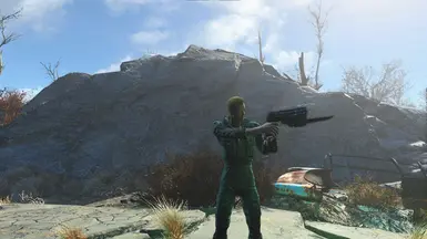 Long Barrel with Bayonet