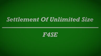 Settlement Of Unlimited Size