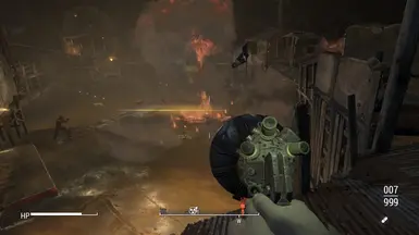 The war in crater house