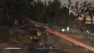 Institute Brotherhood and children of atom fight in crater house