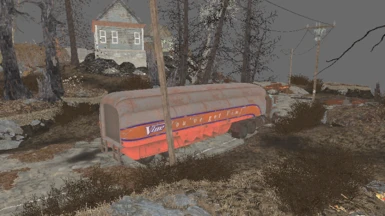 Bare Metal - VIM - This one is the only red, VIM truck trailer in the entire game.