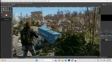 Screenshot from Gimp of Thumbnail