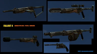 Darker Pipe Rifle - Pistol - Revolver