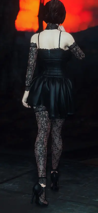 Vtaw Gothic Dress - CBBE - BodySlide at Fallout 4 Nexus - Mods and ...