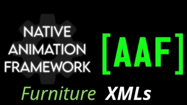 Furniture XMLs for AAF and NAF