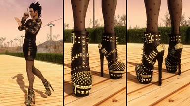Louis Vuitton Platform Boots V7 - Male at Fallout 4 - Mods and community