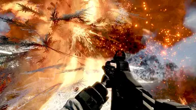 Explosion up closer