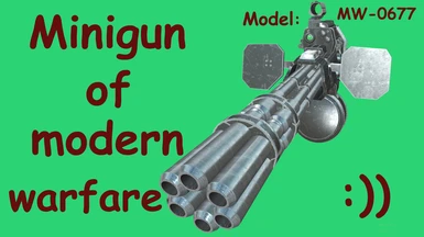 Minigun of modern warfare