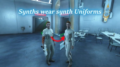 Institute synths wear synth uniforms