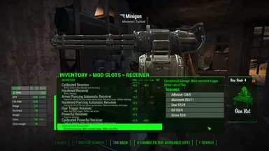 V+ 1.1 Minigun receivers.