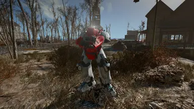 Synth Destroyer in Institute Power Armor