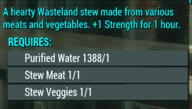 Stew ingredients