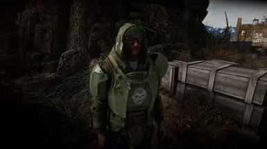 Custom Green Hood inspired by the Hooded Rags outfit