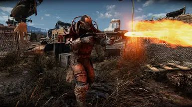 Legendary Forged using the M2 Flamethrower
