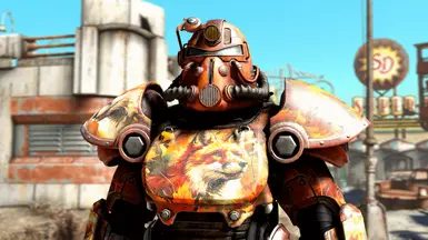 T51 Autumn Fox Camo Power Armor Paint at Fallout 4 Nexus - Mods and ...