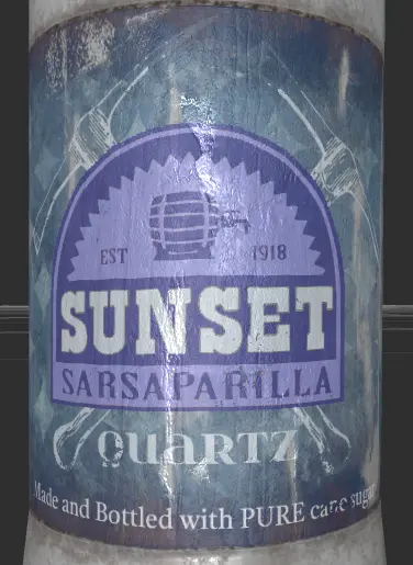 Sunset Sarsaparilla Quartz (close up)