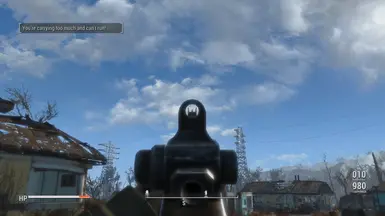 Fixed ironsights 