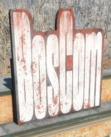 BosCom Sign at Fallout 4 Nexus - Mods and community