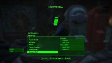 Fallout4 craftable ammo no perk restrictions 3