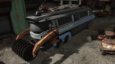 Habillage Vault-Tec et tourelles laser