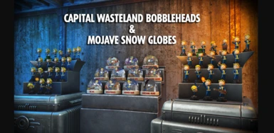 Capital Wasteland Bobbleheads and Mojave Snow Globes Chinese translation