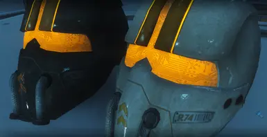 Helmets with Institute Yellow glow