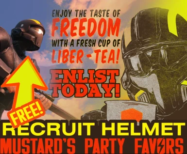 Taste of Freedom - HD2 Recruit Helmet