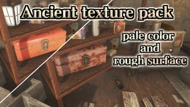 Ancient texture pack - pale color and rough surface