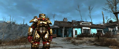 Silly T45 Golden Armor