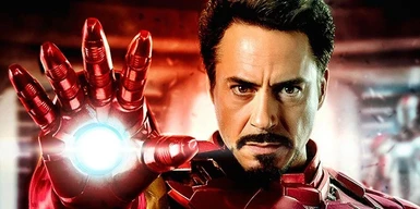Robert Downey Jr in Iron Man 2 Armor