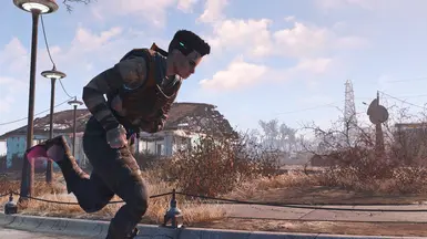 You can run anywhere, but your arm is useless to hand a gun, because it's broken
